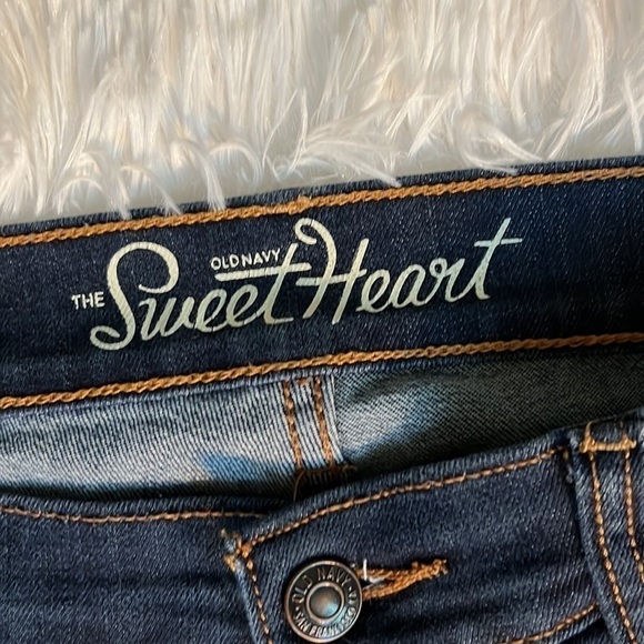 OLD NAVY Women’s “The Sweetheart” Dark Wash Bootcut Denim Jeans, Sz 6 Long,EUC. - Picture 5 of 7